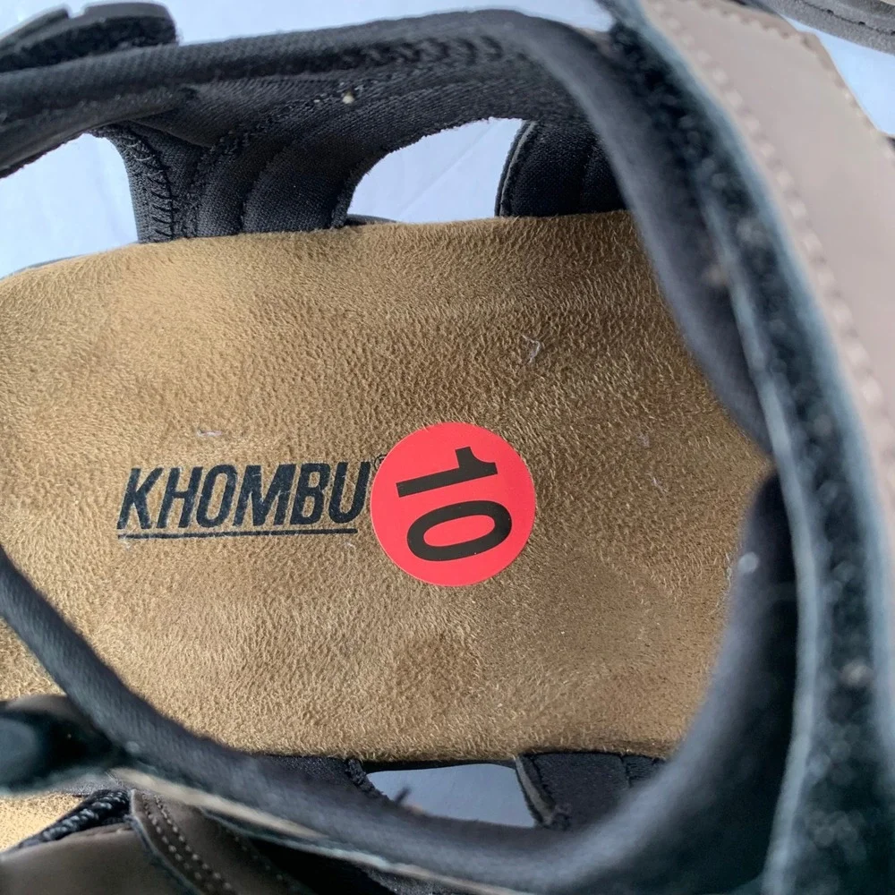 Men's Brown Sport Sandals Adjustable Straps Outdoor Trail All Season Comfort 10